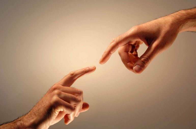 Hands Nearly Touching