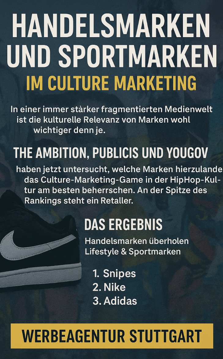 Handelsmarken und Sportmarken: Wer prägt Culture Marketing in Deutschland? In einer sich ständig fragmentierenden Medienwelt gewinnen kulturelle Relevanz und Authenticity für Marken immer mehr an Bedeutung.