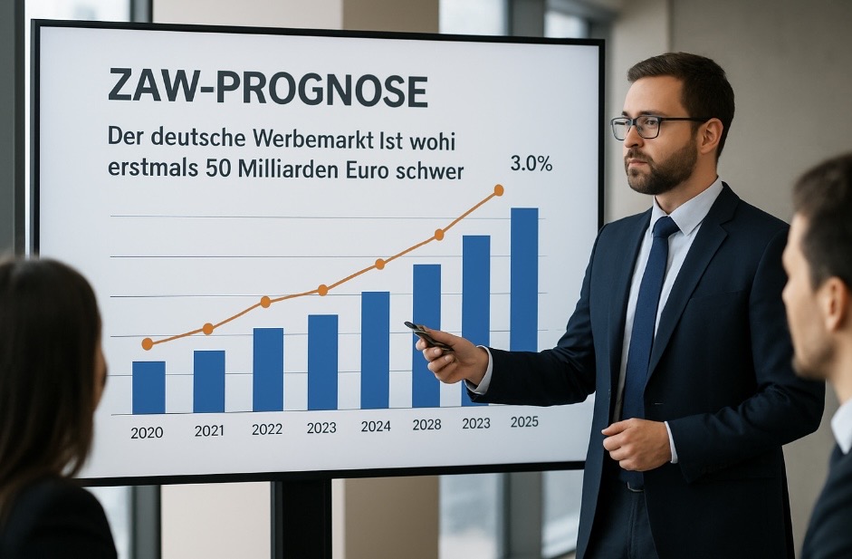 ZAW-Prognose: Deutscher Werbemarkt kratzt an der 50-Milliarden-Euro...