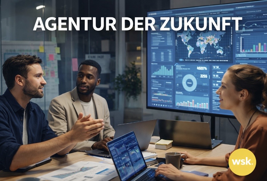 wsk - werbeagentur in Stuttgart mit einer Zukunftprognose: Wie sich Werbeagenturen neu erfinden müssen Der Agenturmarkt ist in Bewegung, die Branche in schwerer See.