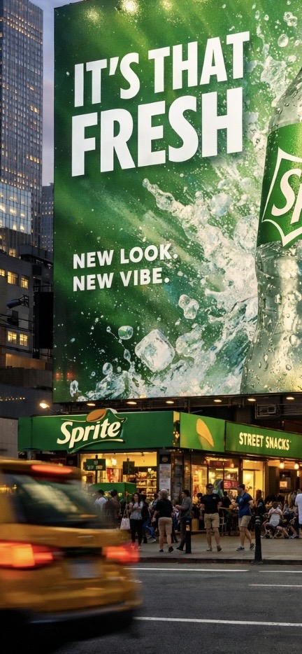 „It’s That Fresh“ – Warum der neue Sprite-Look Design-Experten begeistert: Insights von der wsk werbeagentur in Stuttgart Das neue Markenbild von Sprite sorgt aktuell für Aufmerksamkeit in der Design- und Marketingwelt. Mit dem Claim „It’s That Fresh“ setzt die Kultmarke auf ein klares, modernes Erscheinungsbild