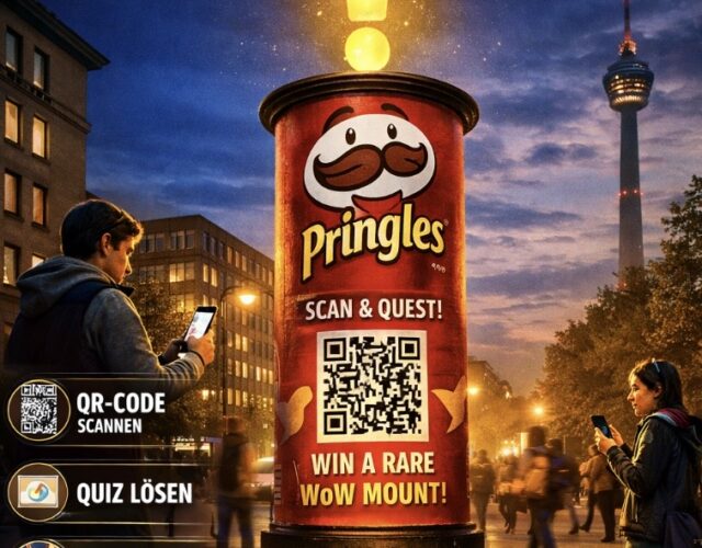 Interaktive Litfaßsäulen: Wie Pringles Gaming zum OOH-Erlebnis macht: wsk werbeagentur in Stuttgart-West – Innovation trifft Out-of-Home-Marketing Die wsk werbeagentur in Stuttgart-West beobachtet aufmerksam die neuesten Trends im Bereich Out-of-Home (OOH) und Gaming-Marketing.